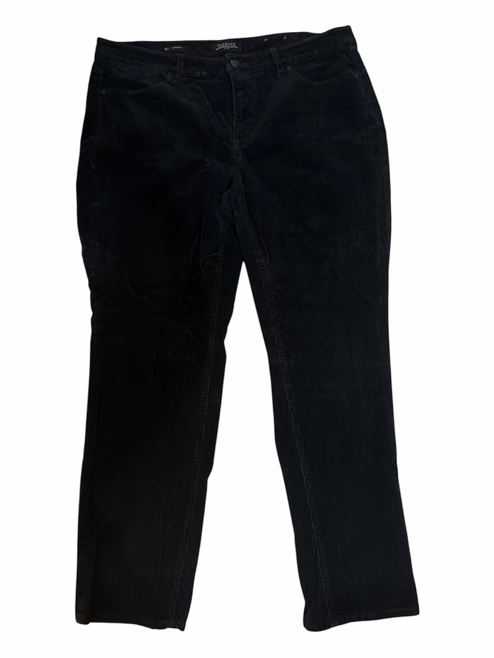 Talbots Black Straight Leg Flawless Five Pocket Pants size 16W
